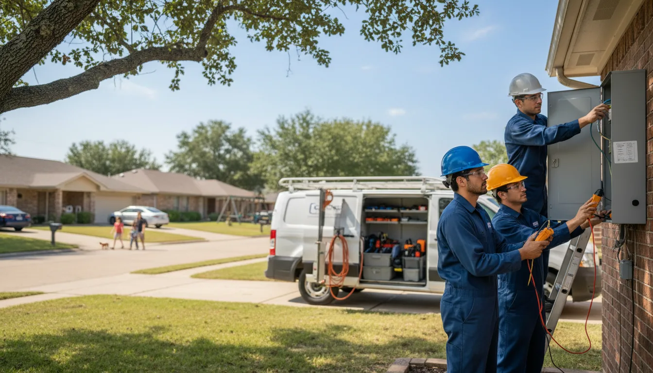 Certified electrician providing emergency electrical services in Florence, KS